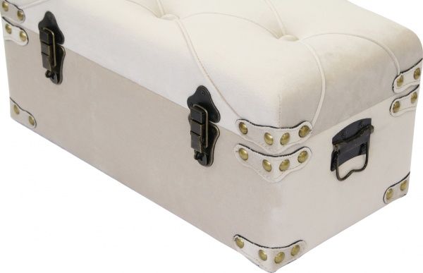 Скриня-пуф Art&Crafts Велюр 50х25х23 см сірий 