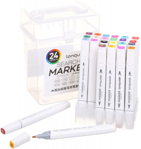 Набор маркеров Search markers 24 шт LG-M102 разноцветный 