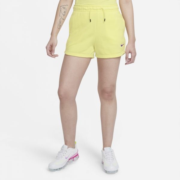 Шорти Nike W NSW ESSNTL SHORT PRNT DJ4129-712 р. L жовтий