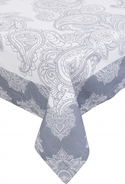 Скатерть Juliana 160x260 см бело-серый Banian 