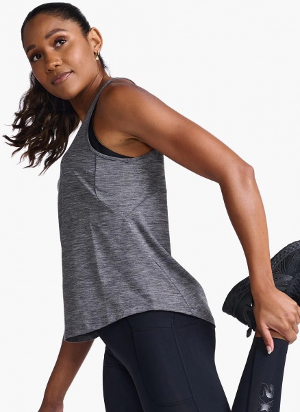 Майка 2XU Motion Tank WR7191a_HBM/WHT р.M сірий