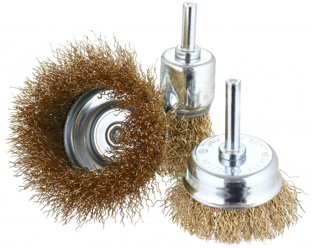 Набор щеток 5 шт. из рифленой проволоки со стержнем 1/4 Compass