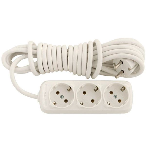 Подовжувач Viko Leylak 0035 3 гнізда 5 м