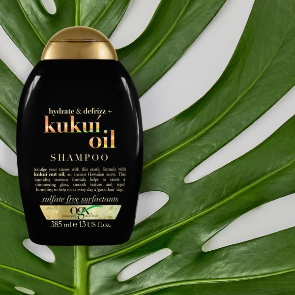 Шампунь Ogx Для зволоження і гладкості волосся з олією гавайського горіха 385 мл