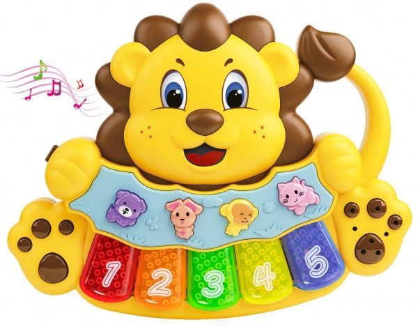 Игрушка музыкальная Bebelino панель Лев 58125