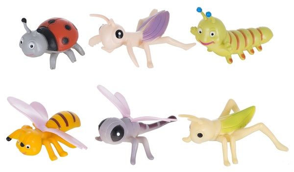 Набор фигурок DINGUA Милые букашки от 3 лет