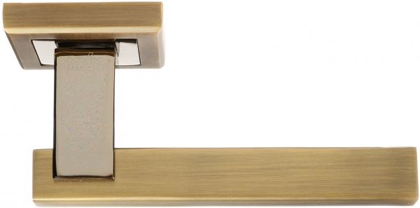 Ручка на розетке  MVM Z-1290 полированная бронза