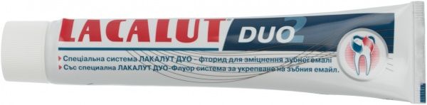 Зубна паста Lacalut DUO 75 мл