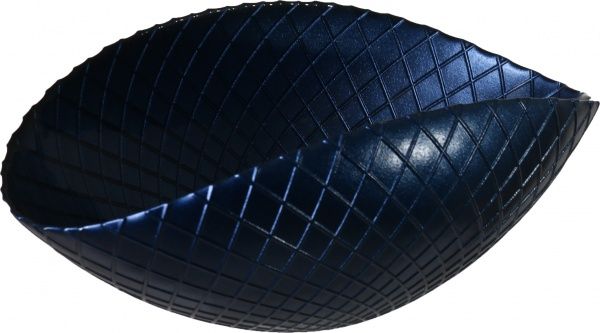 Ваза стеклянная синяя Arco 35х22 см Antonio Tammaro