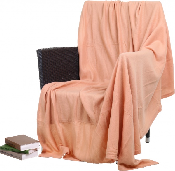 Плед LT флисовый 200x220 см бежевый UP! (Underprice) 