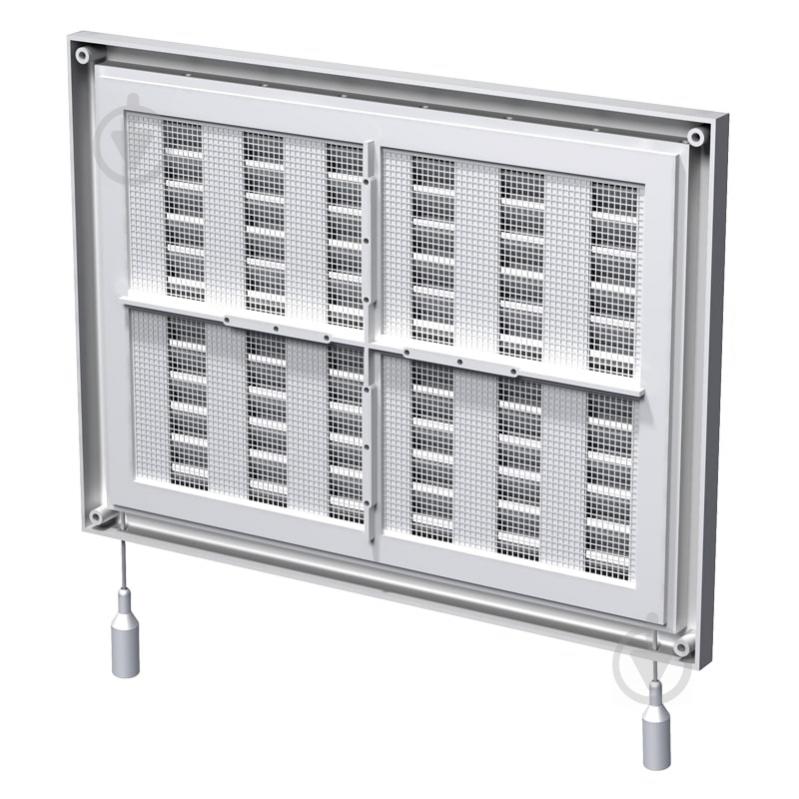 Решетка для вентиляции МВ 170 Рс пластик белый 