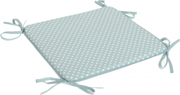 Подушка на табурет Joy зеленый горошек 37х37х2 см