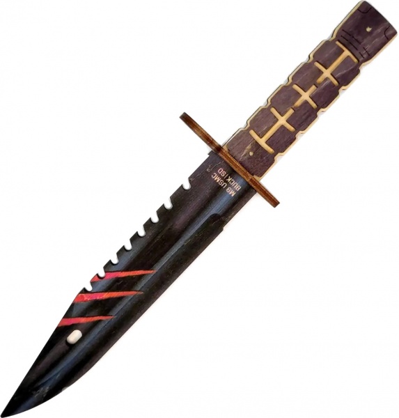 Игрушечное оружие Сувенир Декор Нож Bayonette (Scratch) STANDOFF 2