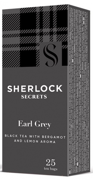 Чай черный Sherlock Secrets Earl grey 25 шт. 50 г 
