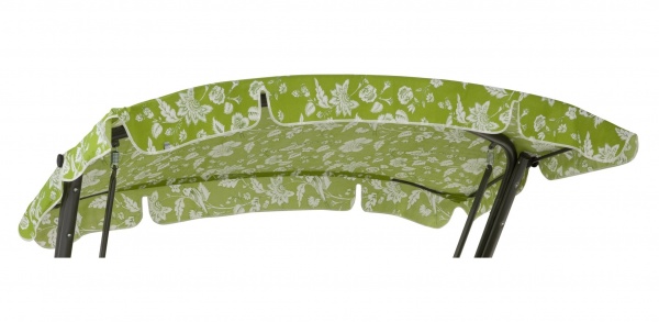 Качели с навесом Patio Ravenna зеленый принт 209х171х132 см 448605 