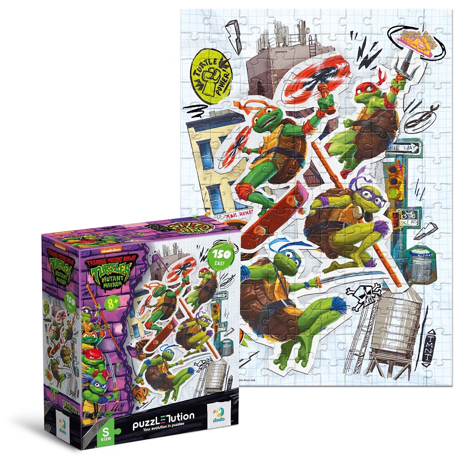 Пазл DoDo Easy-S TMNT. Команда Черепашок 150 елементів 200527