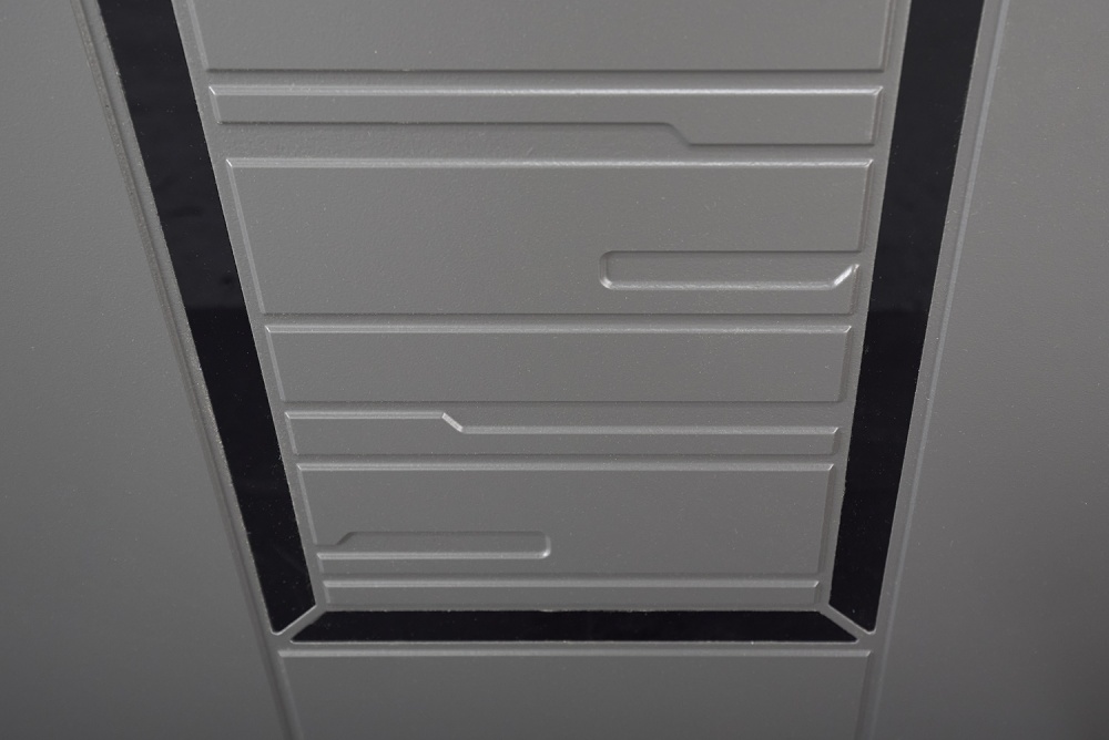 Дверь входная Abwehr КС (571+586) 086R (КВЦ)+(ОлС) кварцит / олово супермат 2050х860 мм правая