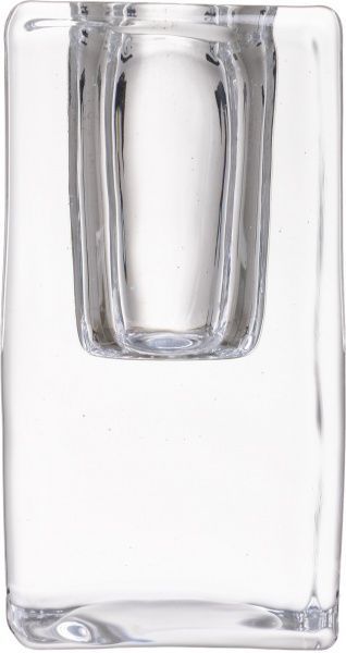 Свічник прозорий 4х4х8 см