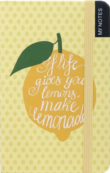 Книга для записей Make lemonade А6 96 листов
