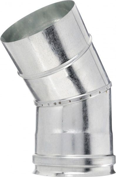 Коліно моно 0,55 мм оц Ф130 мм 45°Versia-Lux 