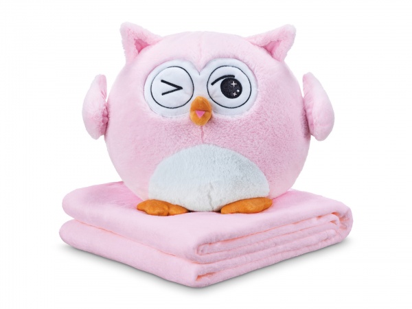 Набір Емоційна Совушка 3-в-1 Забіяка Луні-Ку рожевий Dormeo 