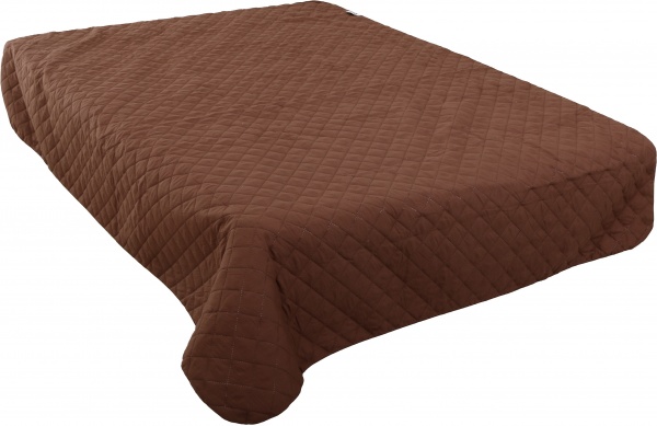 Покрывало Friar Brown 160x215 см UP! (Underprice) коричневый/белый 