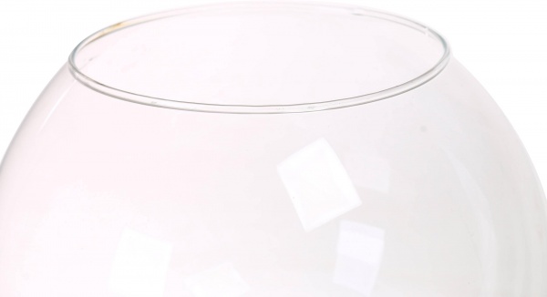 Ваза скляна Акваріум прозора h17 d12/20 17 см 