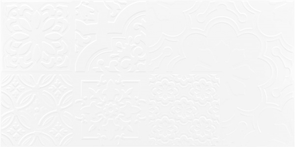 Плитка Golden Tile Tutto Bianco Рatchwork білий G50151 300х600 