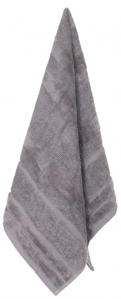 Рушник махровий Tabby 50x90 см світло-сірий La Nuit