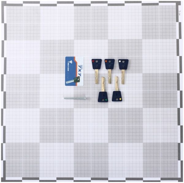 Цилиндр Mul-T-Lock 7х7 33x43 ключ-вороток 76 мм никель