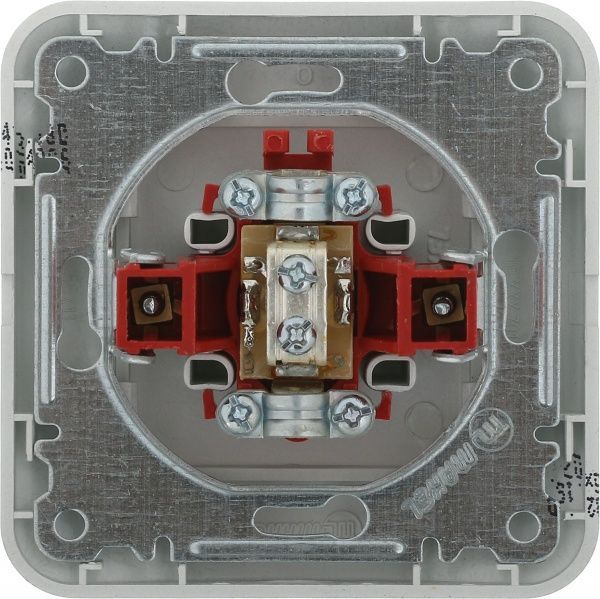 Розетка TV Makel Lillium Natural сріблястий