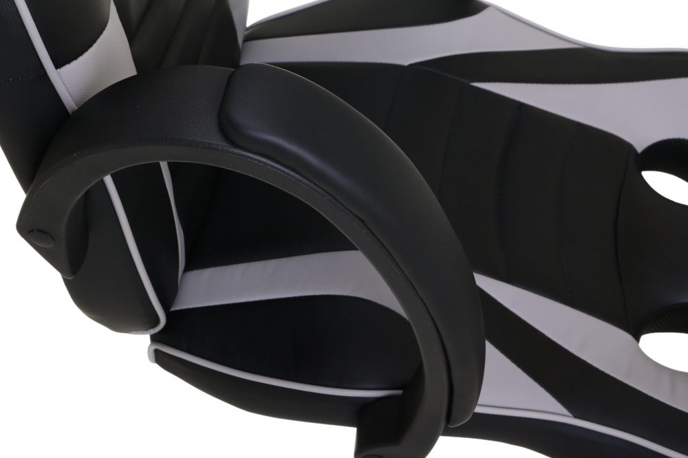 Кресло игровое Центр Меблів Идрис черно-серый