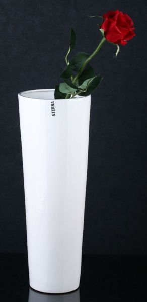 Ваза керамическая белая UA 703-43 Eterna