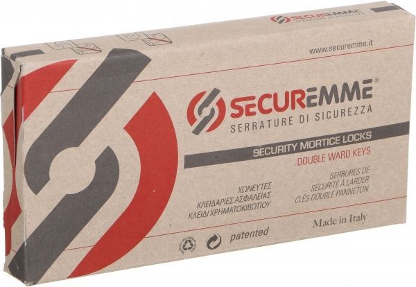 Дверной замок входной Securemme 2019XCR60AXX85 хром