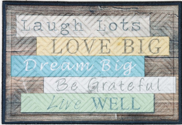 Килимок Multy Home Europe Sp. z o.o. RAMBO-LIMA mat Live well 43x63 см