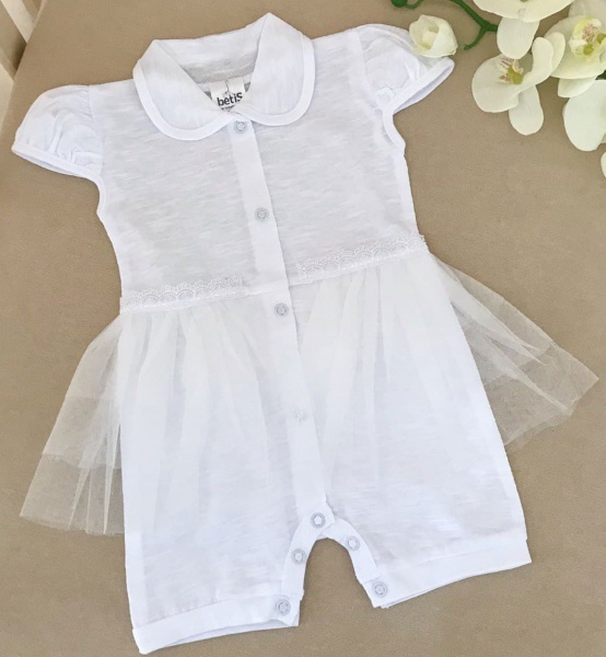 Пісочник для дівчинки Betis Диво р.62 білий 27078070 