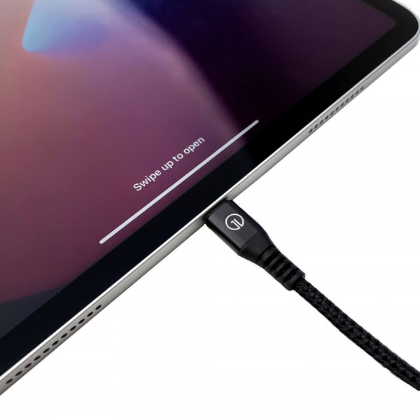 Кабель OneLounge 1Power USB-C to USB-C 100W 2 м black (14124) 