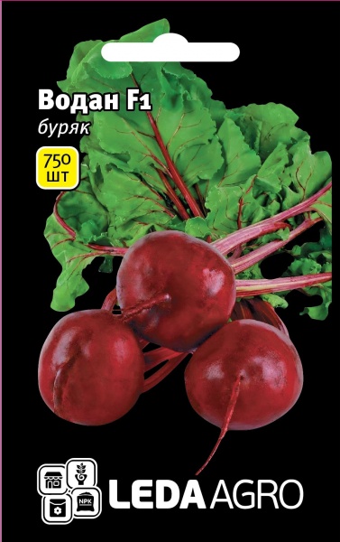 Насіння LedaAgro буряк Водан F1 750 шт. (4820119790519)