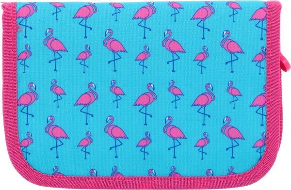 Пенал шкільний Фламінго різнокольоровий