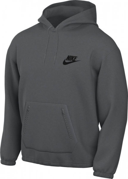 Джемпер Nike M NK CLUB+ POLAR FLC PO HOODIE FB8388-068 р.S сірий