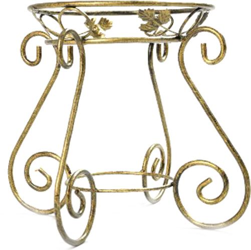 Подставка Ferrum Decor Подставка Ferrum Decor Стойка 1 малая 30x35 см золотой (10935350) 30x35 см золотой 