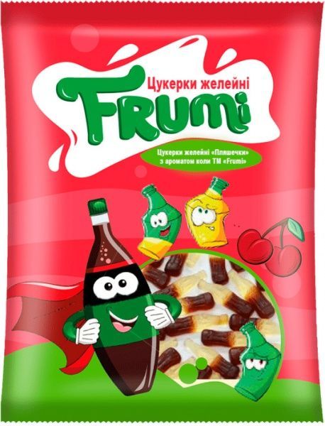 Цукерки жувальні Frumi Пляшечки з ароматом коли 80 г 