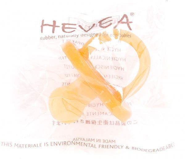 Соска-пустышка Hevea Star and Moon Large анатомическая от 3 до 36 месяцев Оранжевая