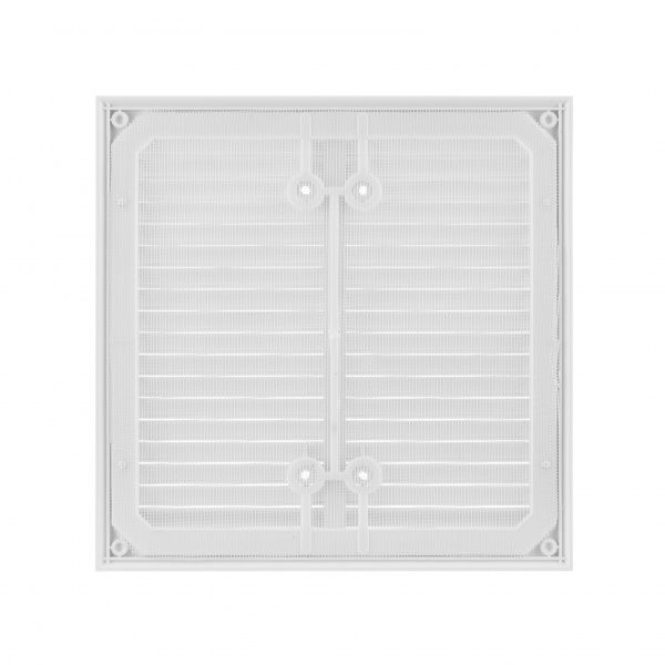 Гратка для вентиляції MiniMax з сіткою проти комах 215 х 215 мм (1111) пластик білий 