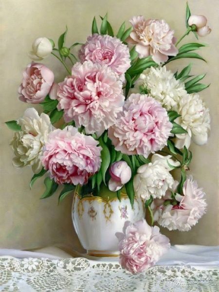 Картина за номерами Благородні півонії Ідейка 