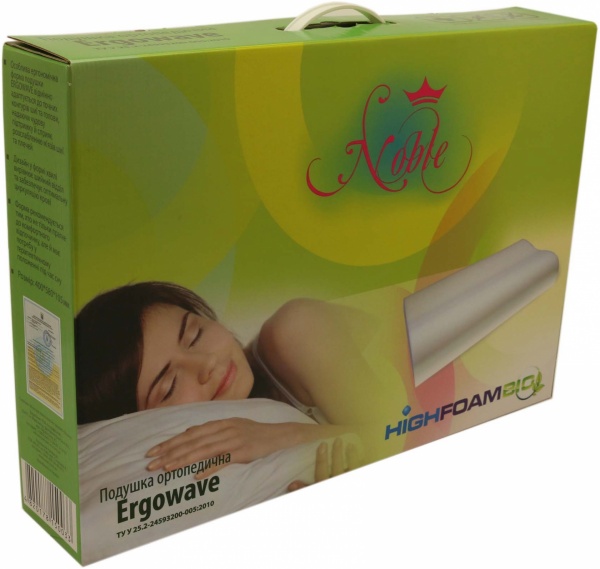 Подушка ERGOWAVE 40х60 Noble