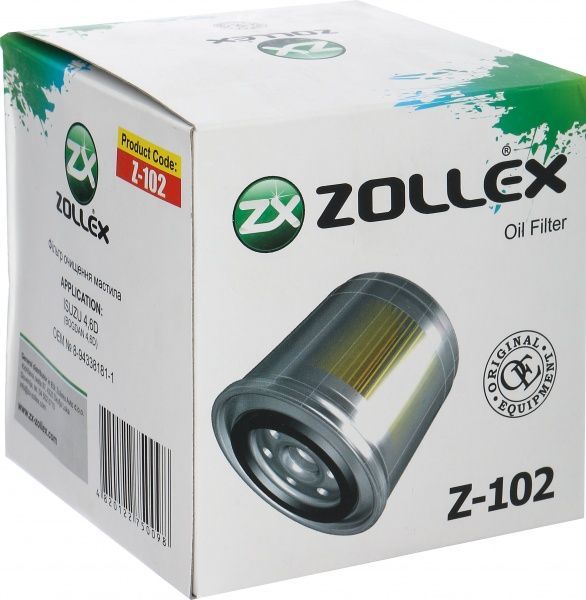 Фільтр масляний Zollex Z-102 