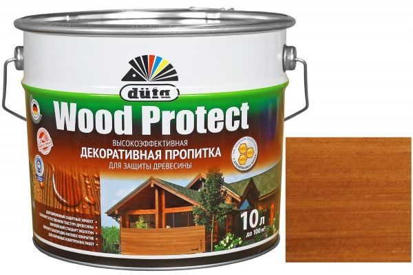 Декоративний засіб Dufa EXPERT Wood Protect тік шовковистий глянець 10 л