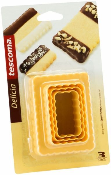 Формочки двосторонні Delicia Печиво 6 розмірів 630863 Tescoma