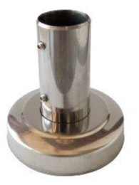 Соединитель трубы полированный Ø25 мм 